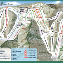 Pistkarta Wintergreen Resort