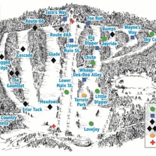 Pistkarta Hunt Hollow Ski Club