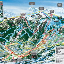 Pistkarta Snowmass