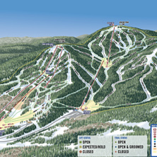 Pistkarta Sunrise Park Resort