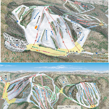 Pistkarta Nubs Nob Ski Area