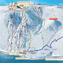 Pistkarta Le Massif