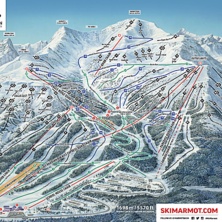 Pistkarta Marmot Basin