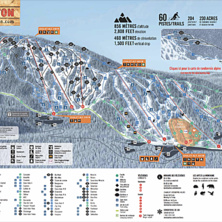 Pistkarta Mont Sutton