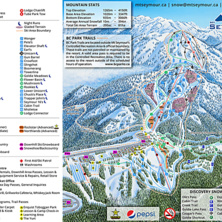 Pistkarta Mt Seymour