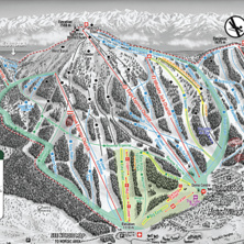 Pistkarta Mt Washington Alpine Resort