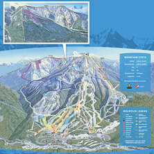 Pistkarta Panorama Mountain