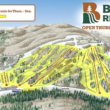 Pistkarta Snowriver Mountain Resort