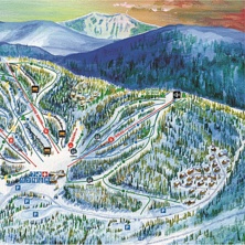 Pistkarta Sommet Morin Heights