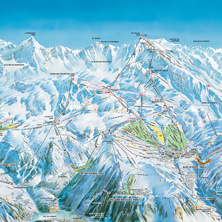 Pistkarta Vaujany