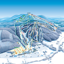 Pistkarta Romme Alpin