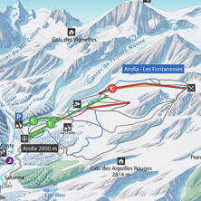 Pistkarta Arolla