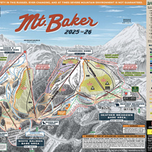 Pistkarta Mt. Baker