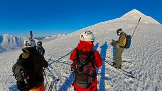 6 minutes of skiing down Jenjen/Borgafjäll 6 minutes of skiing down Jenjen/Borgafjäll